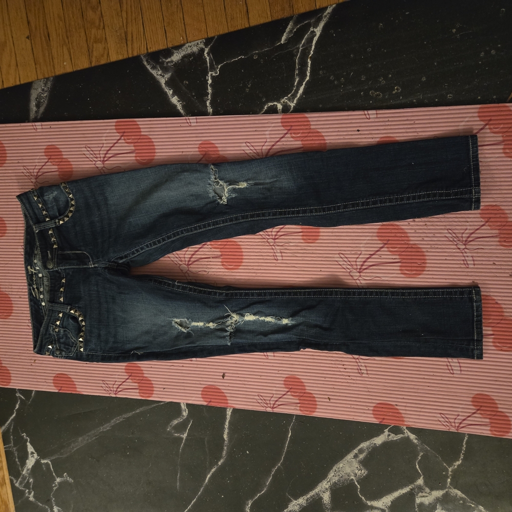 SEVEN  distressed Skinny Jeans